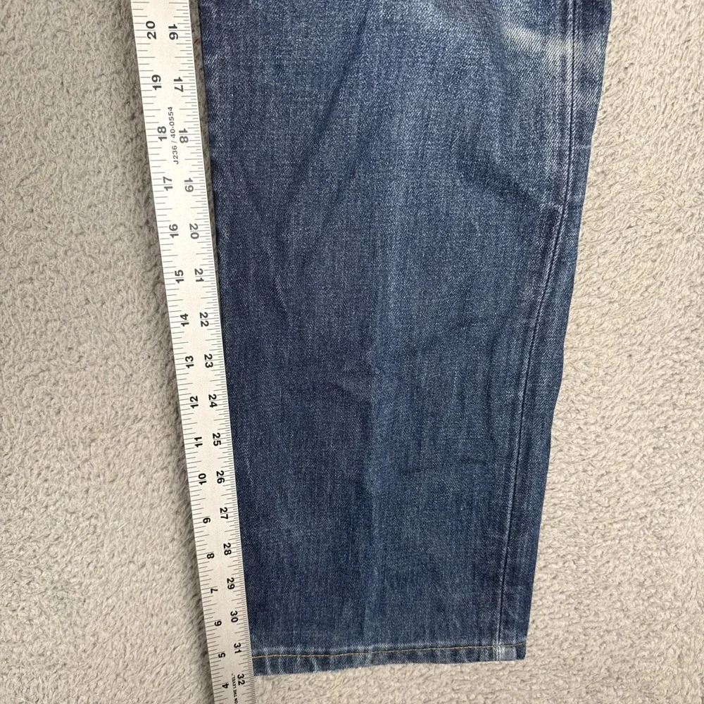 Polo Ralph Lauren Jeans Mens 35 x 32 Blue 100% Cotton Classic 867 Straight Leg